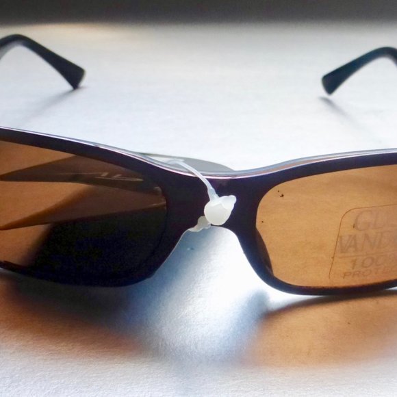 Gloria Vanderbilt Purple Metal Sunglasses Eyewear - Picture 2 of 16